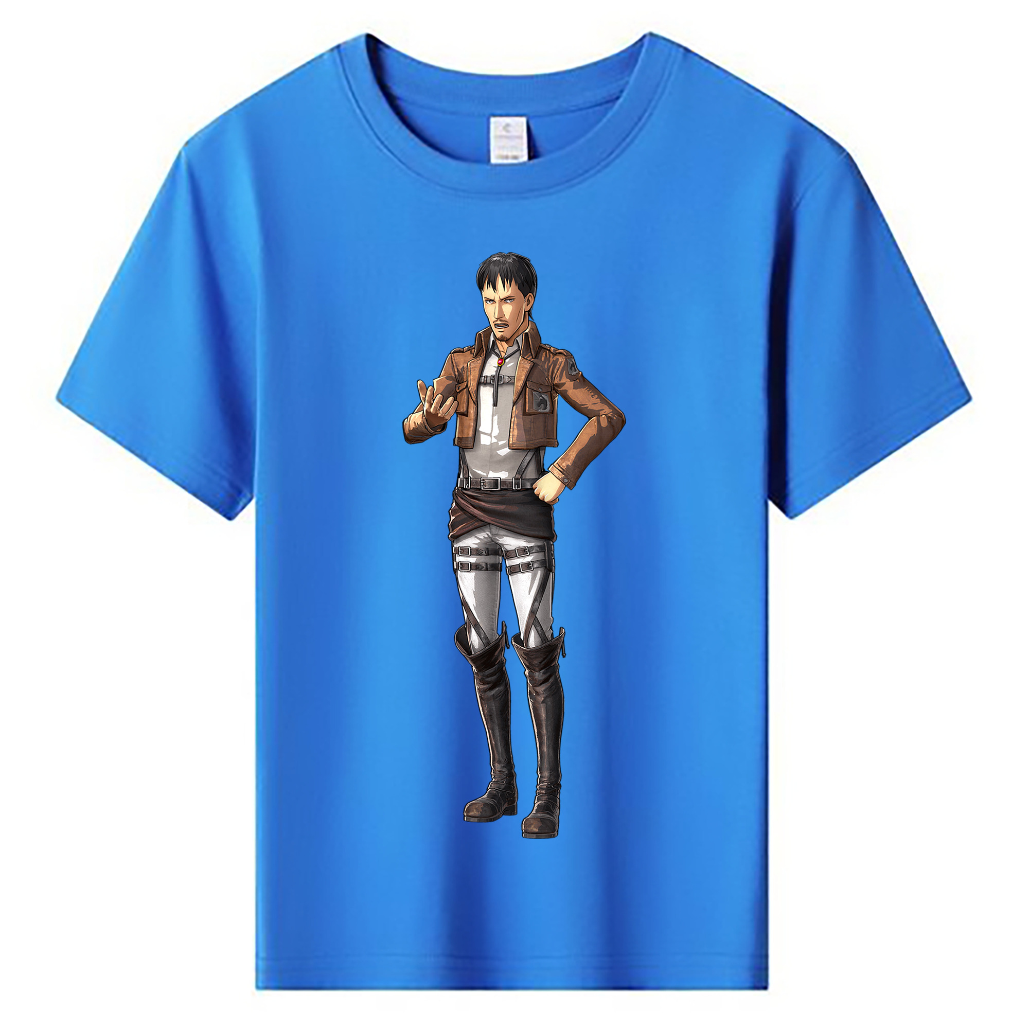 （画像用） 進撃の巨人 Attack on Titan 綿100％キッズTシャツ（フロントプリント）